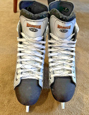 Easton Magnum Hockey Skates Size 7 Good Condition silver