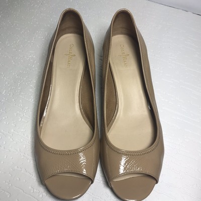 cole haan tan wedges
