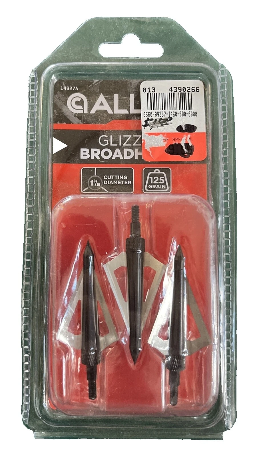 Puntos de tiro con arco Allen Negro y puntas de flecha