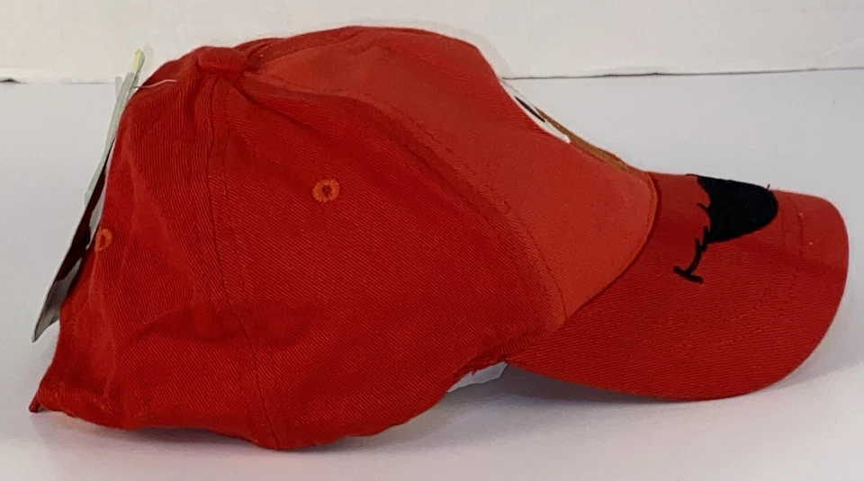 Детская бейсбольная кепка Sesame Street Elmo с регулируемым ремешком и красной вышивкой молодежная - Изображение 3 из 4