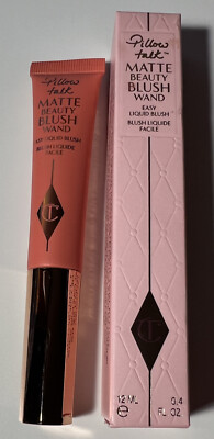 Charlotte Tilbury Pillow Talk Peach Pop Matte Beauty Blush Wand New in Box
