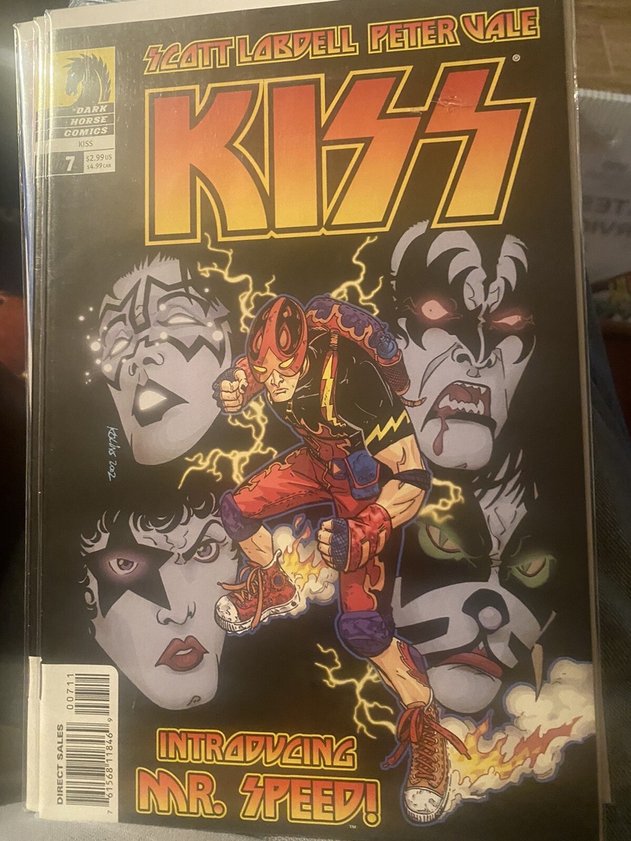 KISS #7 ART COVER VARIANT 2002 DARK HORSE —mint bagged ! | eBay