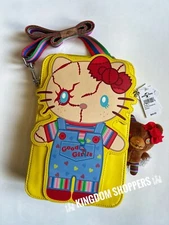 Universal Studios Hello Kitty Chucky Childs Play Yellow Crossbody Purse New