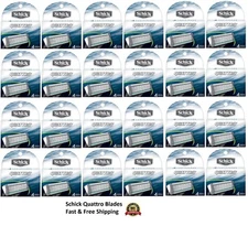 Schick Quattro Razor Blades Mens Refill Cartridges Shaver Quatro