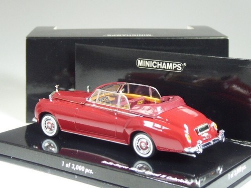 (KI-01-30) Minichamps 436134930 Rolls Royce Silver Cloud III rosso in 1:43 in confezione originale - Foto 2 di 2