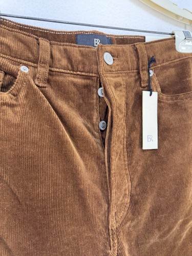 NWT Women Banana Republic High Rise Straight Fit Corduroy Pants Brown Size 31R - Picture 2 of 13