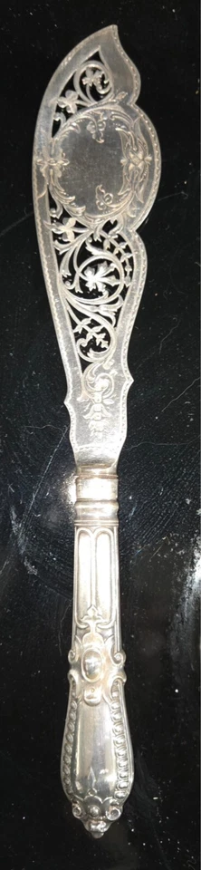 Juego de peces Martin Hall & Co Shefield Sterling 1878 de Manoah Rhodes & Son Foto 2 de 4