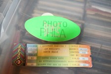 David Bowie - Rosemont August 2 1983 Ticket + Backstage Pass - FREE SHIP -
