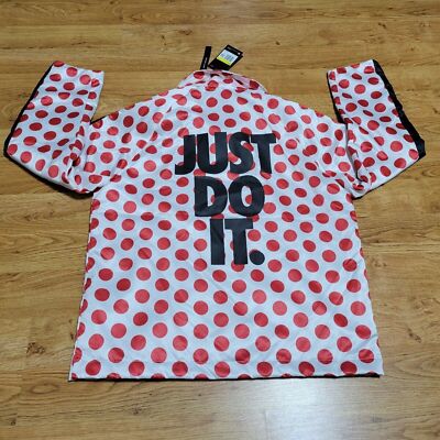 Nike Sportswear JDI Jacket Red Polka Dot Just Do It BV5539-657
