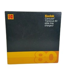 Kodak Transvue Carousel 80 Slide Tray Chargeur With Box Excellent Condition