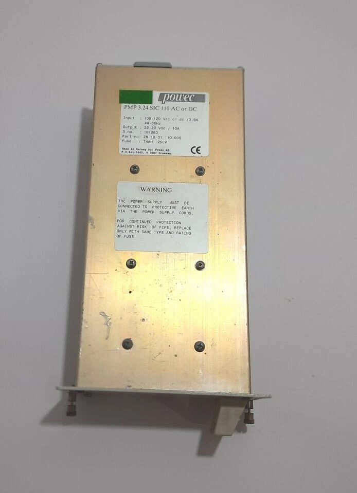 Power-One Powec PMP 3.24 SIC Power Supply ZM 10 01 100-008 110V Rectifier Module - Image 2 of 4