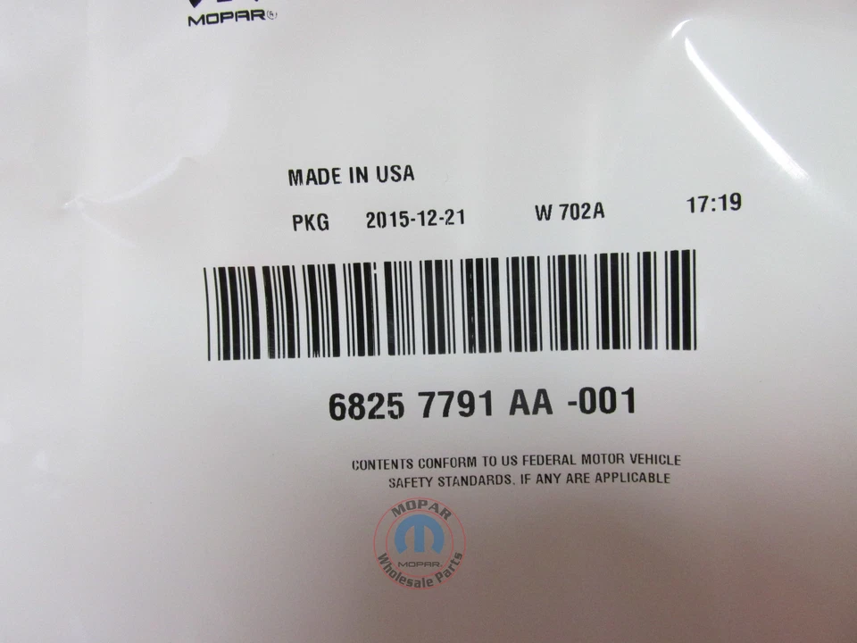 Filtro de aire del motor Jeep Wrangler NUEVO OEM MOPAR Foto 4 de 4