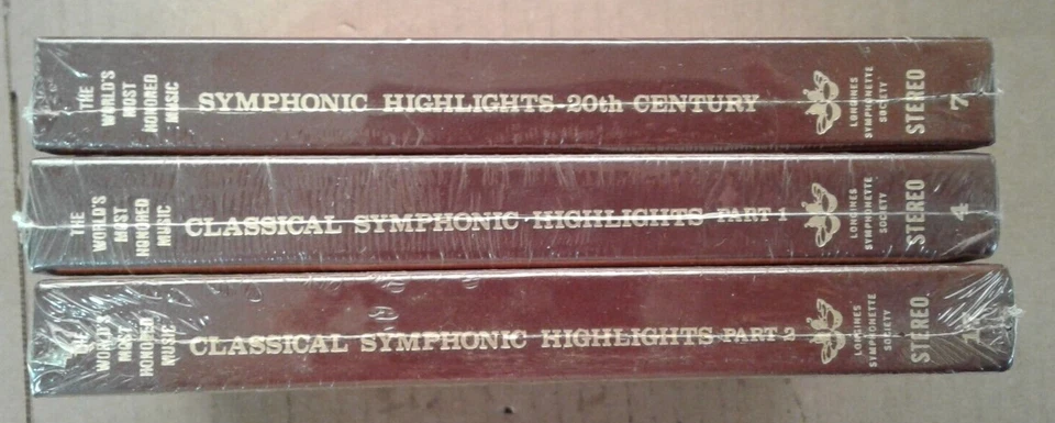 Symphonic  Highlights 8-Track Tapes  Longines Symphonette NEW OLD STOCK - Image 2 of 4