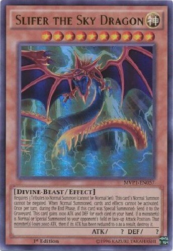 Yugioh - Slifer the Sky Dragon - 1st Ultra Rare NM - Free