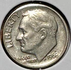 1968 D Roosevelt Dime