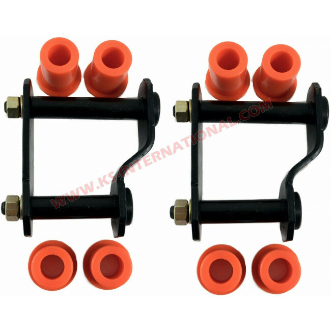Rear Leaf Spring Shackles & Bushes For Nissan Navara D40 2.5TD/DCI 05/2005>ON