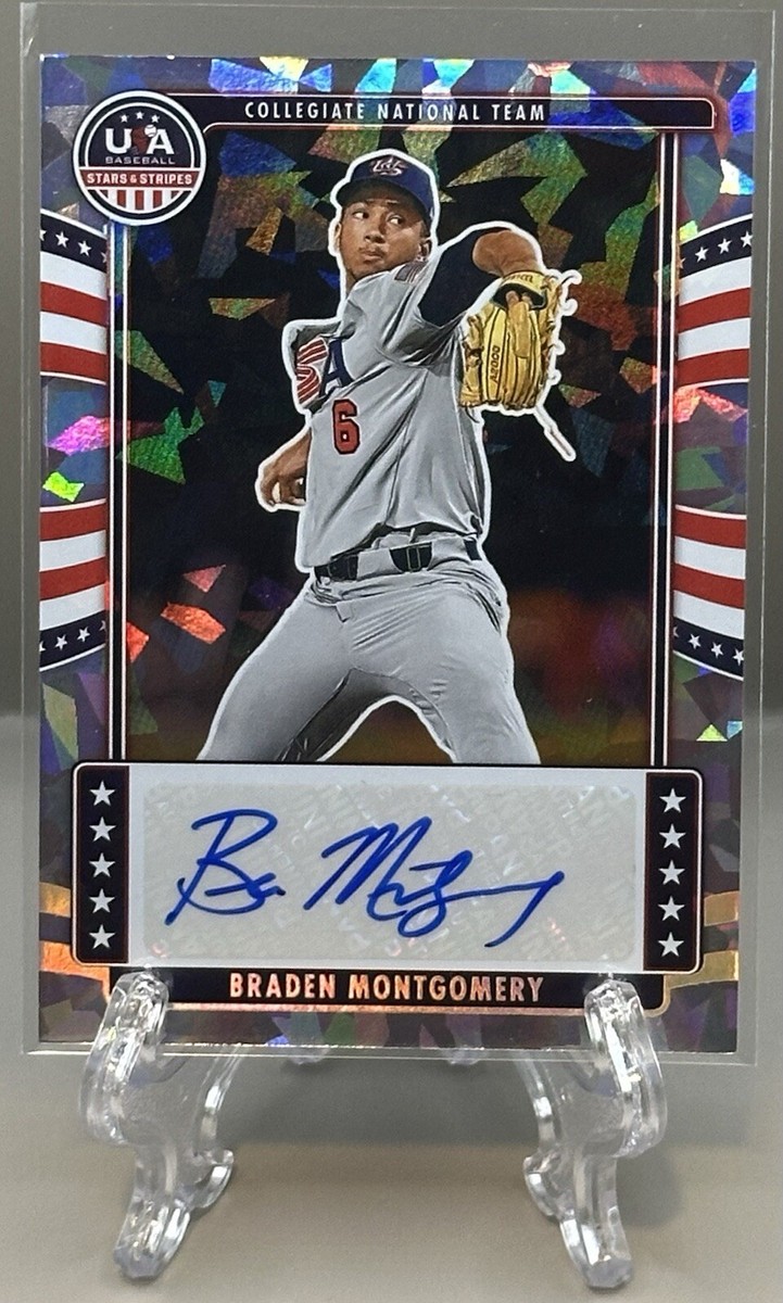Braden Montgomery 2024 Panini Stars & Stripes USA Crystals