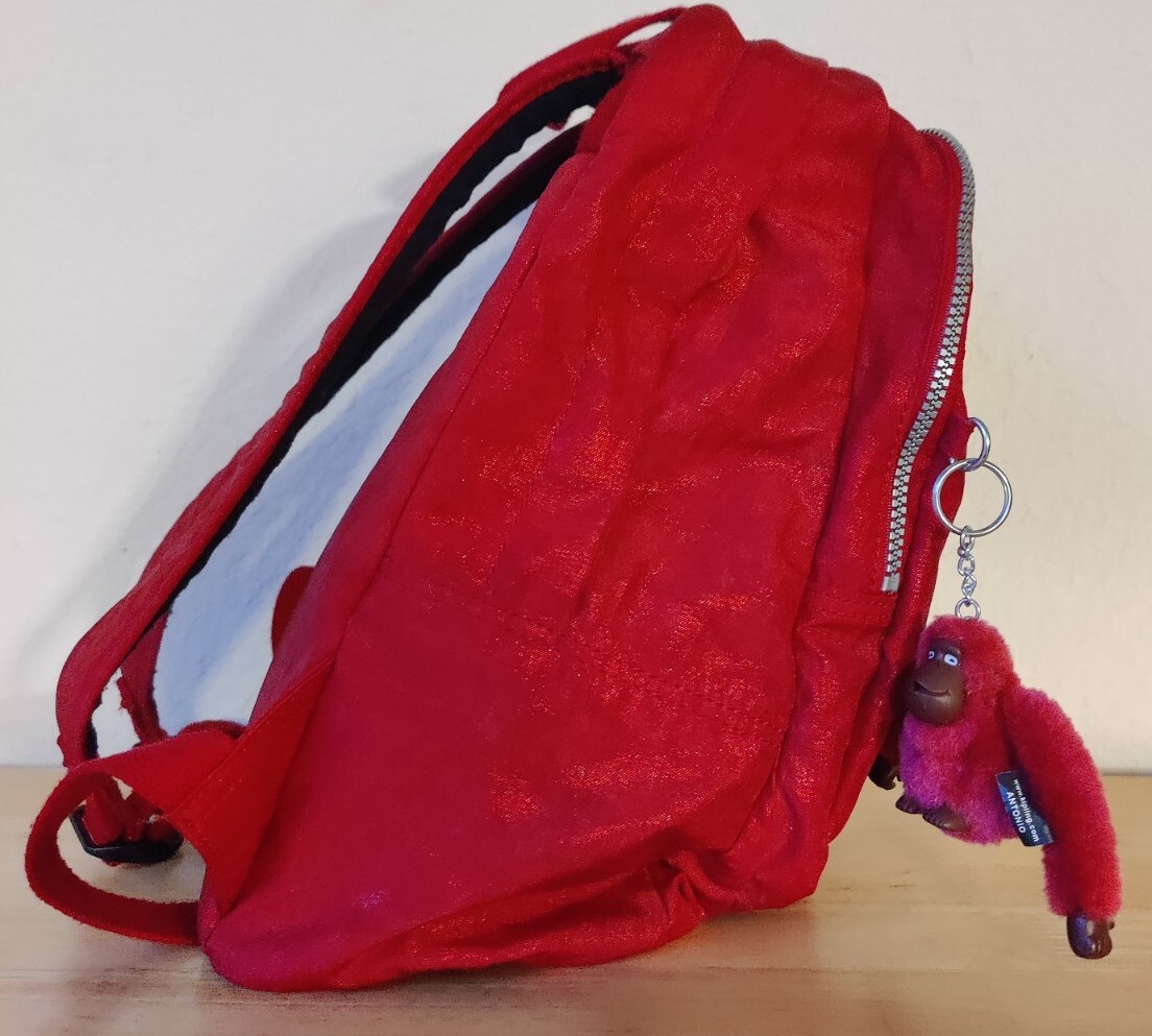 Red Kipling 14" Lightweight Backpack with Antonio… - image 2
