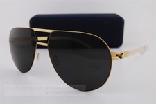Brand New MYKITA Sunglasses ZANE Gold/Black Dark grey Solid For Men 58mm