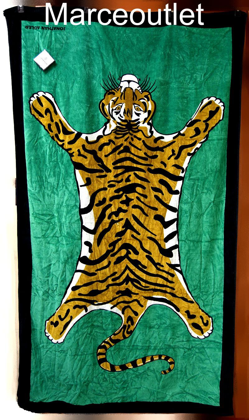 Jonathan Adler Tiger Beach 40" X 70" Towel Green / Black eBay