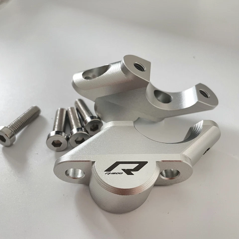 For BMW R1200R LC 15-19 R1250R LC 19+ 30MM Handlebar Riser Heighten Mount kit - Image 3 of 4