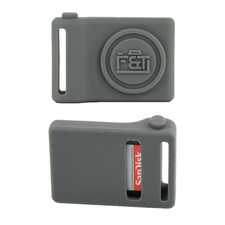 Silicone SD Memory Card Holder Sleeve, Mini Camera-Shaped SD Card Storage