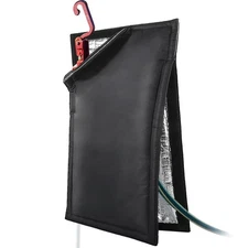 Insulated Outdoor Faucet Cover for RV Park & Yard Hydrant, 25”H x 13.5”W, Freeze