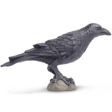 Safari Ltd. Raven Figurine - Realistic 3" Bird Figure - Small, Black