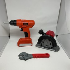 Black  Decker Jr POWER DRILL - Electronic Toy  Sounds  Action With Saw Workin