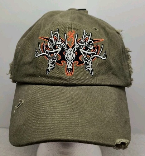 Neu mit Etikett Browning Mossy Oak Kugelkappe Used-Look hellbraun und Camouflage verstellbar - Bild 1 von 6