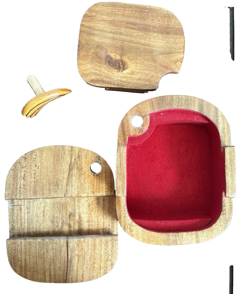 NUEVO Rompecabezas de madera tallado a mano Intarsia Star Wars EWOK 3D caja de madera 5,5" de alto Foto 4 de 4