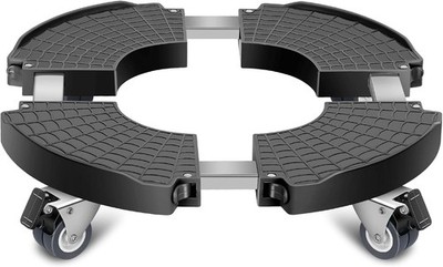 sanyi Plant Caddy with Wheels Heavy Duty, 15-21'' Adjustable 1, Black 