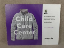 Patagonia Display Ad Counter top CardboardChild Care Center Photo 14 x 11