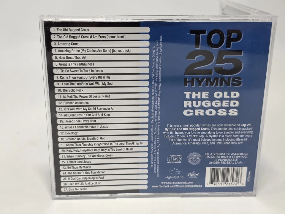 Top 25 Hymns The Old Rugged Cross Maranatha Music 2 CD Album Worship Christian Foto 2 de 4
