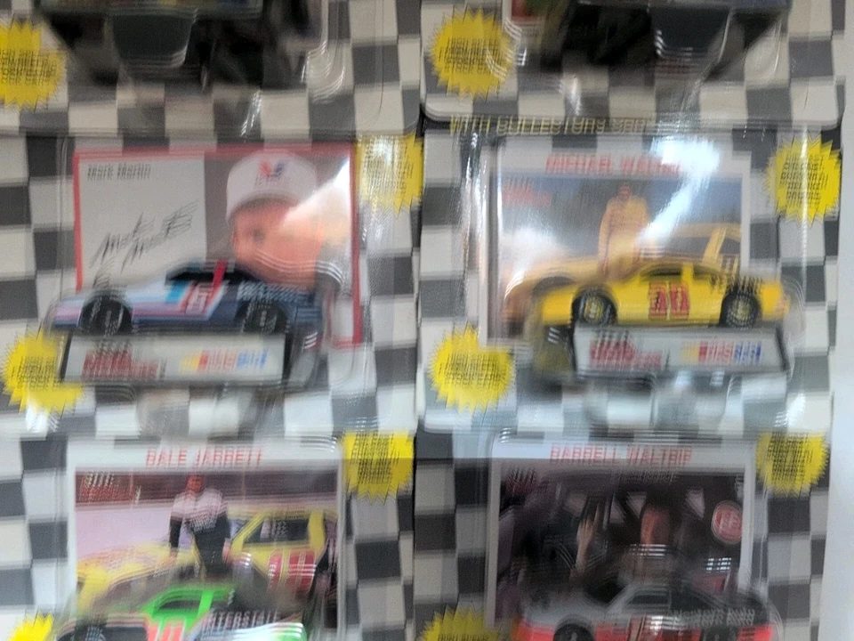 1992 Racing Champions NASCAR Diecast Stock Cars w/card and stand LOT OF 12 - Image 3 of 4