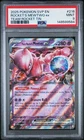 2025 POKEMON SVP PROMO TEAM ROCKET TIN #216 TEAM ROCKET'S MEWTWO EX PSA 9