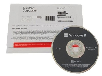 Microsoft Windows 11 Pro OEM  Deutsch Win11 DVD KEY 25H2