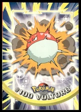 Topps Pokemon Voltorb #100 TV Animation Edition Non Holo Blue Logo 2000 NM