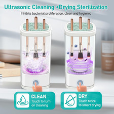 Makeup Brush Cleaner Machine Multi-Functional Automatic Dual Cleaning Modes Most