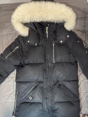 100% Authentic Moose Knuckles Coat - Black &  Grey Badge   Size Small