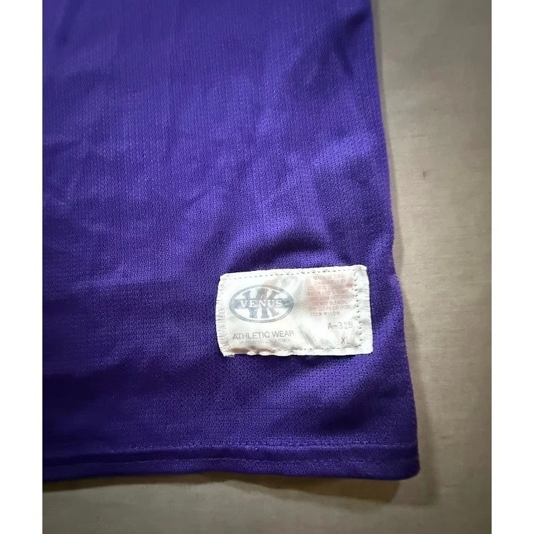 Minnesota Vikings Randy Moss #84 Venus Jersey Men's XL Purple Promo Rare - Image 2 of 4