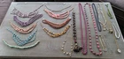 Vintage Costume Jewelry Collection Necklaces Chokers Heavy One Marked Silver