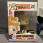 Funko Pop Super Saiyan 2 Gohan 518 Dragon Ball Z Gamestop Glow