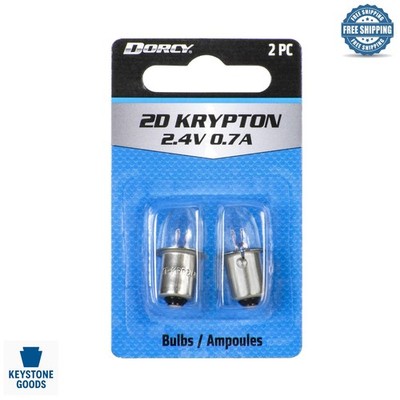 2D Krypton Replacement Bulbs 2-Pack - Bright, Durable Indoor Lighting