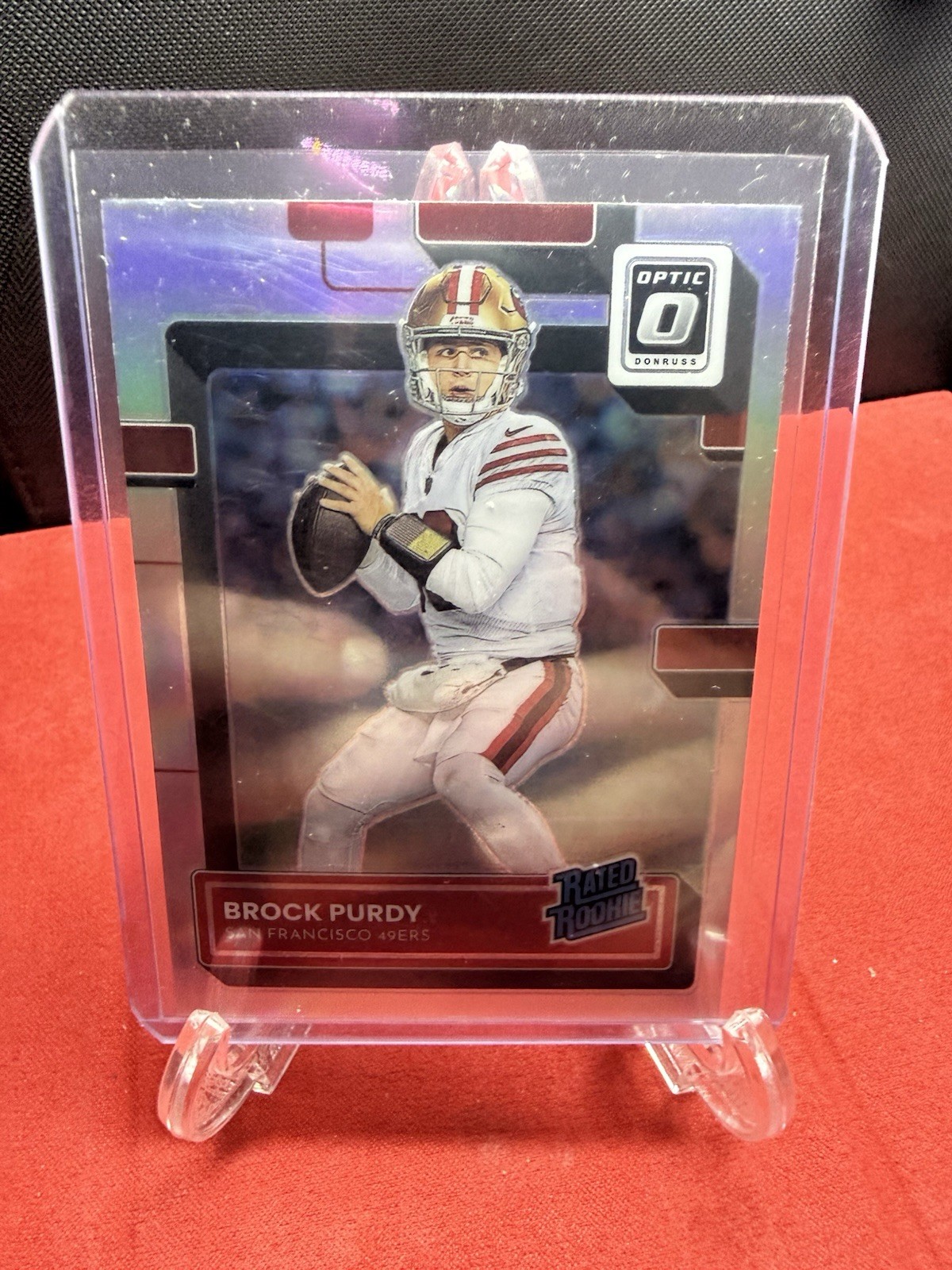 2022 Panini Donruss Optic - Rated Rookie Brock Purdy #277 Holo (RC) 49ers