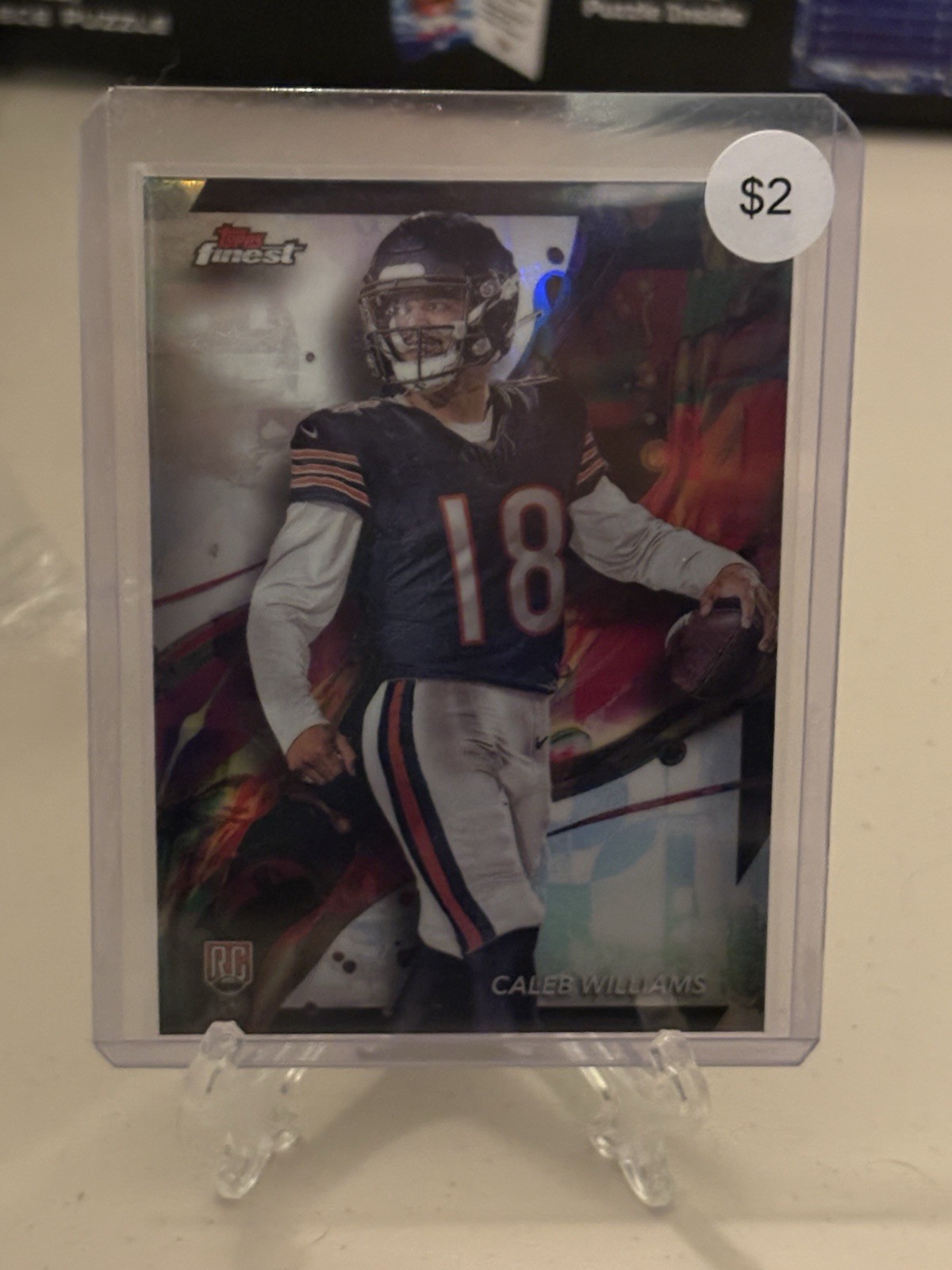 2024 Topps Finest - Common Caleb Williams #61 Refractor (RC)