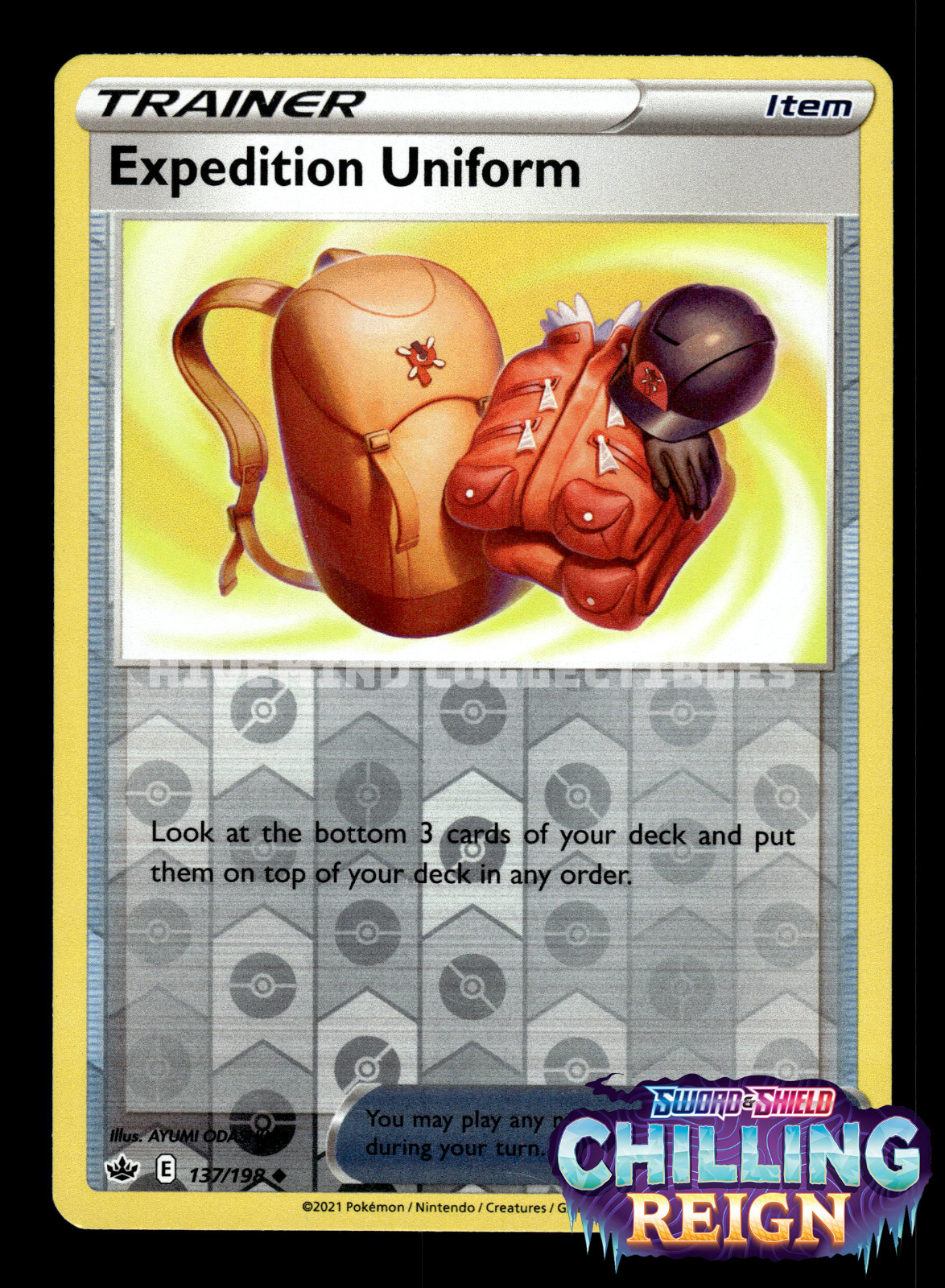 Expedition Uniform 137/198 Chilling Reign Reverse Holo Pokemon Card