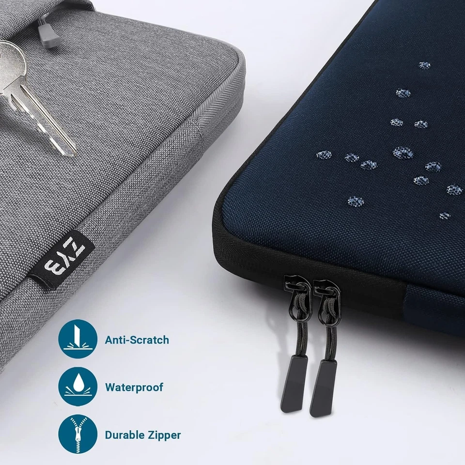 13.5 NOTEBOOK LAPTOP SLEEVE BAG CARRY CASE COVER FOR APPLE HP SONY DELL - Image 4 of 4