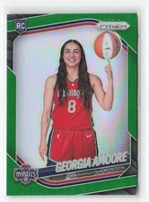 2025 Panini Prizm WNBA #140 Georgia Amoore Green Prizms