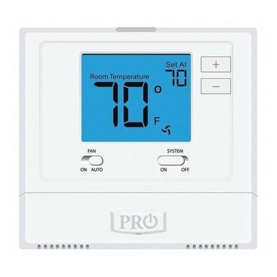 Pro1 IAQ T771 Non-Programmable Heat Cold Thermostat NO BATTERIES, OPEN BOX #3 A6